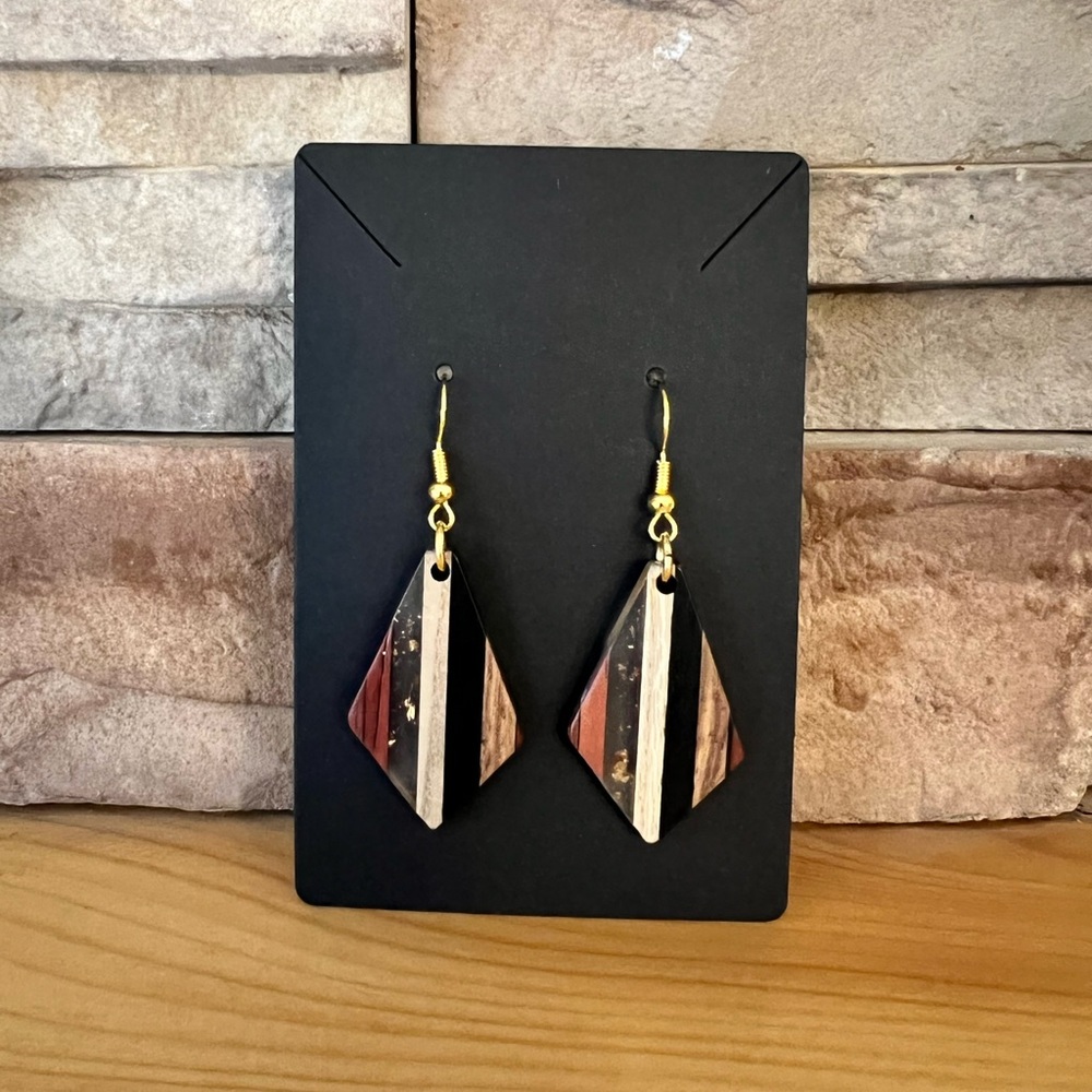 Wooden Boho earrings